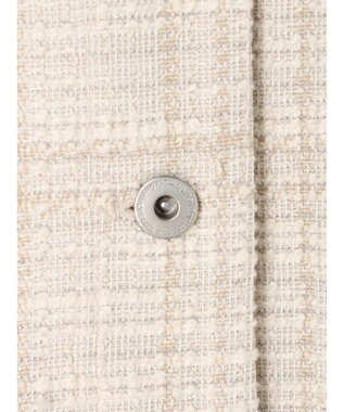 earth music&ecology ツイードジャケット（ｃｈｅｃｋ） Ivory