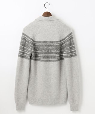 JOSEPH ABBOUD MOUNTAIN 【SPACE／UNISEX】ピュアカシミアアンダイド カーディガン ライトグレー系7