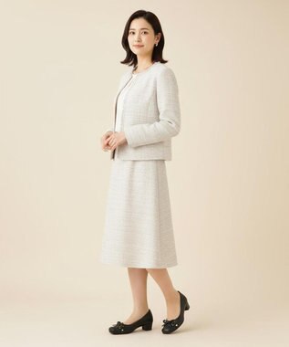 Pointer 日本製 本革リボン付きパンプス ブラック×ブラック