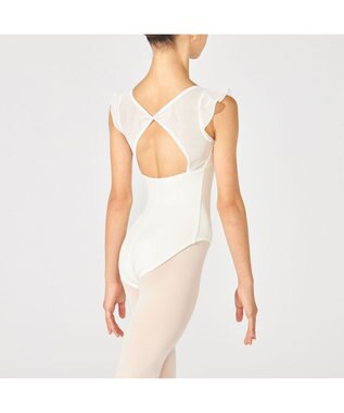 Chacott ノースリーブレオタード オフホワイト