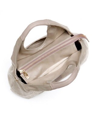 IBIZA ロゴナイロン　2WAYバッグ ピンクベージュ