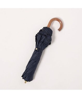 UNBILLION カシュネ cachenez / PUビッグフリルトップレス2段折りたたみ傘 ネイビー