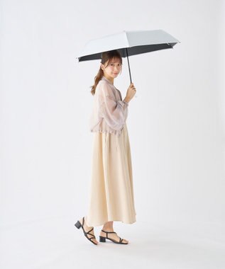 MOONBAT 【世界初の放射冷却素材】REIKYAKUパラソル ラディクール 折りたたみ傘 54㎝ 晴雨兼用 日傘 遮光100％ UV100％ 遮熱 ホワイト