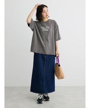 Green Parks Ａラインデニムスカート One Wash