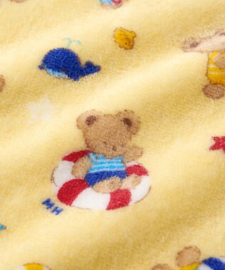 MIKI HOUSE HOT BISCUITS 【ミキハウス】 ミキハウスベア フェイスタオル 黄