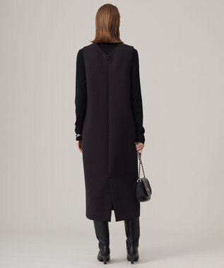 ICB L 【洗える】リヨセルカシミヤスムース ハイネックカットソー ブラック系