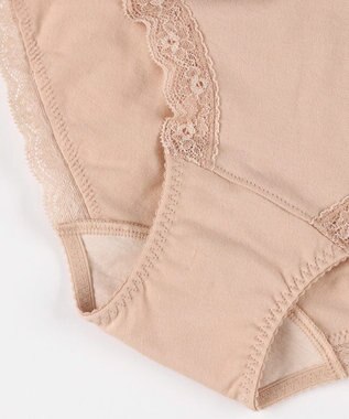 Wing ショーツ やさしいフィット感 綿混(身生地部) アウターにひびきにくい(裾) はきこみ丈ふつう NF1000 ウイング／ワコール ベージュ