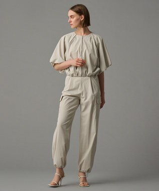 uncrave 【撥水・接触冷感・UVカット・洗濯機洗い可】マルチファンクションナイロン カーゴパンツ（uncrave STANDARD） ライトベージュ