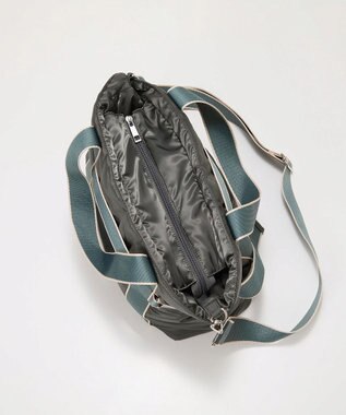 TOPKAPI 【TREASURE TOPKAPI】パデット ベルト付き 2wayトートバッグ カーキ