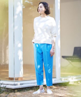 UNFILO 【洗える】リネンリンクスメッシュ　プルオーバー オフ