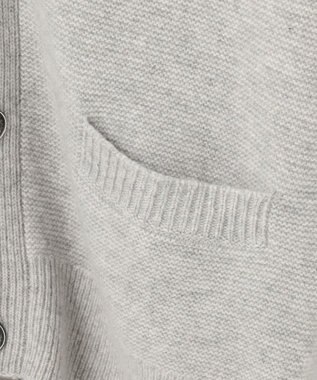 JOSEPH ABBOUD MOUNTAIN 【SPACE／UNISEX】ピュアカシミアアンダイド カーディガン ライトグレー系7