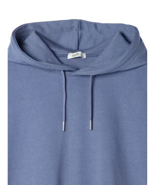 earth music&ecology スウェットルーズパーカー Blue
