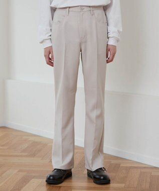 WEGO イージーケア　フレアスラックス ホワイトアイボリー