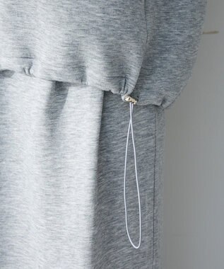 Green Parks ダブルＺＩＰ裾ドロストパーカー Gray Mixture