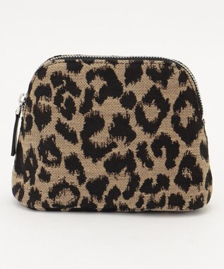 ICB ジャカードポーチ ヒョウ系