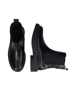 Bridget Birkin 【Round About】プルストラップサイドゴアショートブーツ ブラック