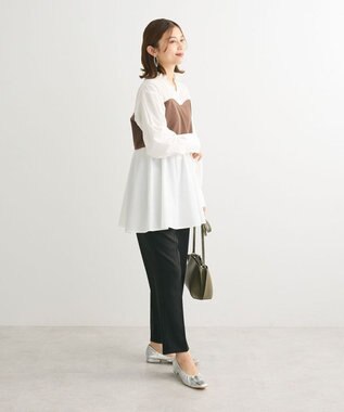 Green Parks ビスチェドッキングチュニック Brown