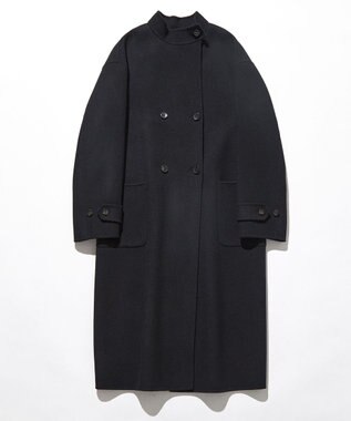 23区 【VERY掲載】MANTECOPureリバー スタンドカラーコート ブラック系