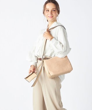LA BAGAGERIE 【maison vert】 【チェーンチャーム・ミニポーチ付き】2WAYベルトワンショルダー