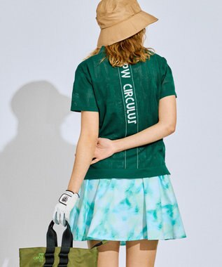 PW CIRCULUS 【手洗い可能】【UNISEX】ニットメッシュポロ ゴルフ グリーン系