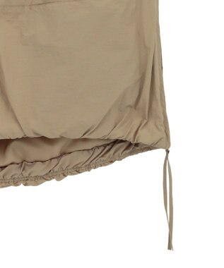 Green Parks サイドZIP中綿コクーンベスト Beige