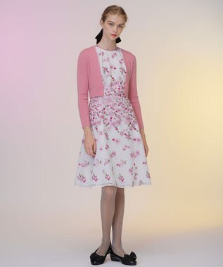 TOCCA 【洗える！】CASHEMERE ボレロ ローズ系