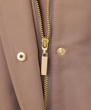 ANY SIS 【撥水・洗える】フーディショート ブルゾン モカ