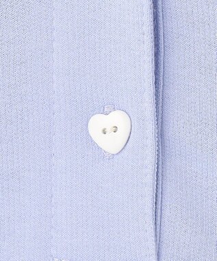 ANY KIDS 【洗濯機可能/吸汗速乾】ドライタッチ ショート丈ポロシャツ サックスブルー