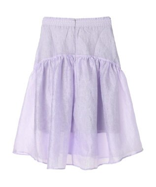 Green Parks ジャガードボリュームスカート Purple