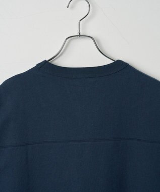 WEGO 【ユニセックス着用ITEM/手洗い可/MLサイズ】フットボールBIG　T（S） ネイビー