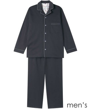 une nana cool 【綿100％】やわらか天竺メンズパジャマ　ＭＡＤＥ　ＷＩＴＨ　ＬＩＢＥＲＴＹ　ＦＡＢＲＩＣ OB