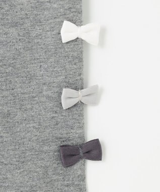 組曲 KIDS 【110-140㎝】ストレッチ天竺 レギンス グレー系