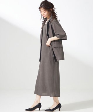 ANY SIS 【接触冷感・速乾・UVカット・洗える】スイートクール ジャケット モカ