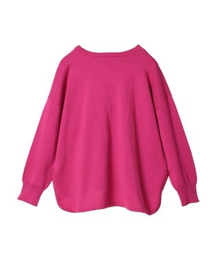 AMERICAN HOLIC センターシームラウンドニットプルオーバー Pink