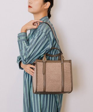 UNBILLION cachecache アジャスタブルハンドルスクエアトートバッグS