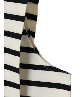 earth music&ecology ボクシーノースリーブチュニック Border