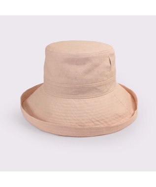 ATRENA 体感-10℃コカゲル リネンエッジアップハット ピンク