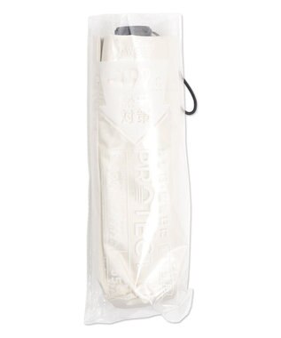 WEGO 【日傘/雨晴兼用/UVカット/日焼け対策/紫外線対策/熱中症対策】PROTECT　U　フリル オフホワイト