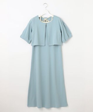 Feroux 【セットアイテム】カットレイヤード ワンピース スカイブルー系