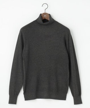 JOSEPH ABBOUD 【キングサイズ・チクチクしない/3シーズン対応/サスティナブル】SNOWY タートルネックセーター グレー系
