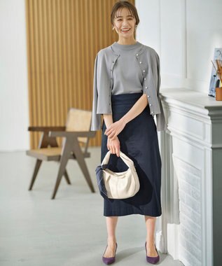 組曲 【2WAY】ソフトミニラウンドバッグ アイボリー系