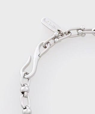 Paul Smith ハートミックスチェーン ブレスレット シルバー