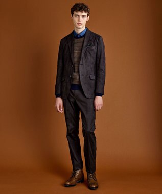 JOSEPH ABBOUD 【サスティナブル素材】テンセルプリント シャツ ネイビー系5