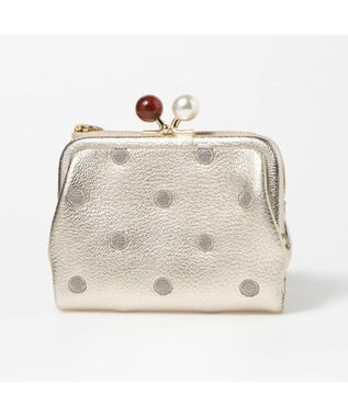 UNBILLION ペルケ perche / アクリル玉がま口2つ折り財布