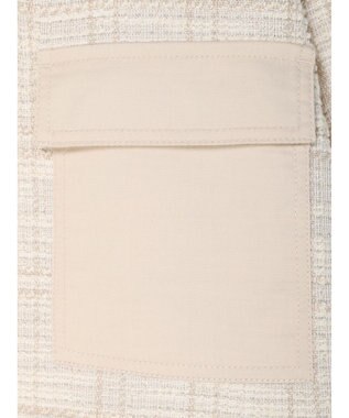 earth music&ecology ツイードジャケット（ｃｈｅｃｋ） Ivory