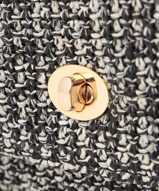 組曲 フラップミニショルダー バッグ ブラック系