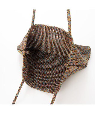 UNBILLION カシュカシュ cachecache / ラメ糸編みトートバッグ ミックス