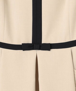 TOCCA 【接触冷感・吸水速乾・洗える】RIBBON'S CROSSROAD ドレス ベージュ系