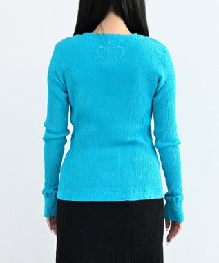crêprie tsumori chisato creperie LONG SLEEVES T-SHIRT クレプリ 長袖Tシャツ TURQUOISE BLUE