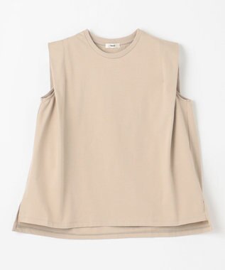 NAVE 【ReNAVE・洗える/接触冷感/UVケア】ファンクションＴ ノースリーブ ベージュ系